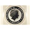 Image 2 : 2017-P AUSTRALIA KANGAROO GILT SILVER DOLLAR