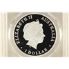 Image 2 : 2015-P AUSTRALIA "WEDGE TAILED EAGLE" SILVER