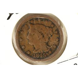 1845 US LARGE CENT
