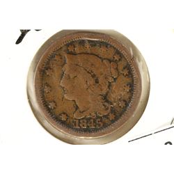 1845 US LARGE CENT