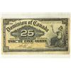 Image 1 : 1900 DOMINION OF CANADA 25 CENT FRACTIONAL