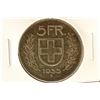 Image 1 : 1933-B SWITZERLAND SILVER 5 FRANCS .4027 OZ. ASW