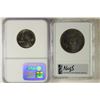 Image 2 : 2 SLABBED COINS 1999-D CONNECTICUT QUARTER NGC