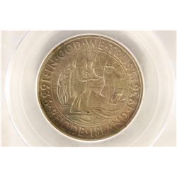 1936 RHODE ISLAND COMMEMORATIVE HALF DOLLAR