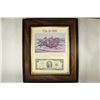 Image 1 : 11 1/2'' X 13 1/4'' WOOD FRAMED THE $2 BILL