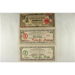 WWII PHILIPPINES EMERGENCY CURRENCY 1942-