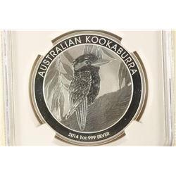 2014-P AUSTRALIA KOOKABURRA 1 OZ SILVER DOLLAR