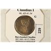 Image 3 : 41-54 A.D. CLAUDIUS I ANCIENT COIN