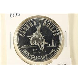 1975 CANADA CALGARY PROOF SILVER DOLLAR