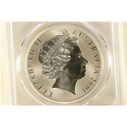 2001 AUSTRALIA KANGAROO SILVER DOLLAR PCGS