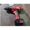 Image 2 : MILWAUKEE POWER-PLUS 14.4V CORDLESS DRILL WITH 2 BATTERIES, CHARGER, HANDLE IN HARD CASE
