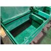Image 2 : GREENLEE 3048 GREEN MOBILE 25 CUBIC FOOT CAPACITY JOBSITE STORAGE CHEST 30"H X 48"W X 30"D