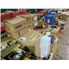 Image 2 : PALLET OF ASSORTED ELECTRICAL HARDWARE, LIGHTING & BULBS