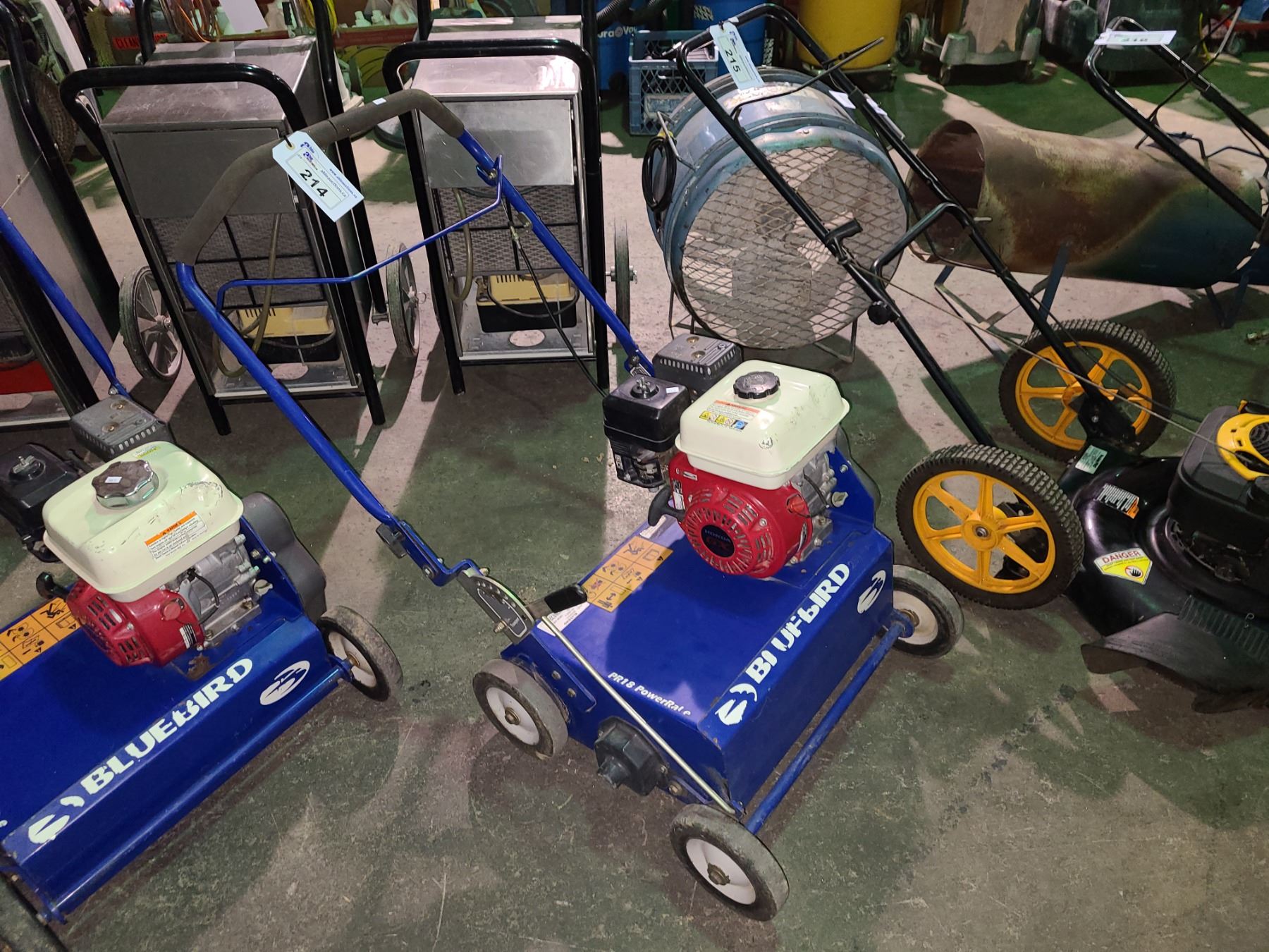 Gas Rake BLUEBIRD PR18HONDA GAS POWERED POWER RAKE - Able Auctions