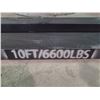 Image 2 : PAIR OF BLACK 10' 6600LBS CAPACITY FORK EXTENSIONS