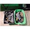 Image 2 : 2 BOXES OF ASSORTED STEEL TOE AND RUBBER WORK BOOTS, BOX OF MESH CATCH BASIN,