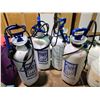 Image 2 : 6 HAND PUMP PRESSURIZED SPRAY BOTTLES WITH WANDS