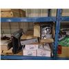 Image 2 : SHELF LOT OF ELECTRICAL NONMETALLIC MOLDING, DELL MONITOR (CONDITION UNKNOWN) MASONRY BOXES AND