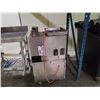 Image 2 : STAINLESS STEEL PREP STATION WITH SINK AND STAINLESS STEEL ELECTRIC FOOD PORTIONER MACHINE