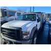 Image 1 : 2008 FORD F-450 XL SUPERDUTY, 2DR DUMP, WHITE, VIN # 1FD4F47R08EC57990