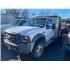 Image 1 : 2006 FORD F-450 POWERSTROKE, 2DR DUMP TRUCK, WHITE, VIN # 1FDXF46P16ED08603