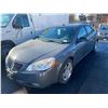 Image 1 : 2008 PONTIAC G6, 4DR SEDAN, GREY, VIN # 1G2ZG57B884220504