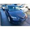 Image 2 : 2005 MAZDA 3, 4DR SEDAN, BLACK, VIN # JM1BK12F851340072