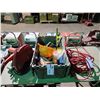 Image 1 : MILWAUKEE INDUSTRIAL ELECTRIC METAL CUTTING CHOP SAW & BIN OF ASSORTED TOOLS / CORDS