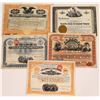 Image 1 : Five Different Alaska Mining Stock Certificates  (109291)