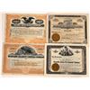 Image 1 : Four Different Alaska Mining Stock Certificates  (109292)