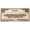 Image 1 : California Gold Mining Company Stock  (123533)
