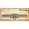 Image 1 : Gladstone Mining Co. Stock, 1879, Britton & Rey Litho Inyo County and Greenwater.  (127093)