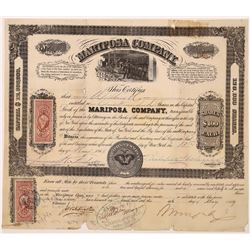 Mariposa Company Stock Certificate  (126235)