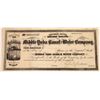 Image 1 : Middle Yuba Canal & Water Co. Stock Signed by Egbert Judson (Dynamite)  (109305)