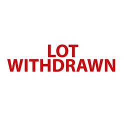 Lot Withdrawn  ()