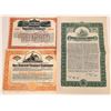Image 1 : Three Different California Railroad Stocks/Bonds  (107999)
