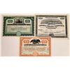 Image 1 : Three Different Steamship Stock Certificates  (113809)