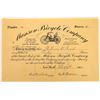 Image 1 : Manson Bicycle Company Stock Certificate - Early Motorcycle  (127036)