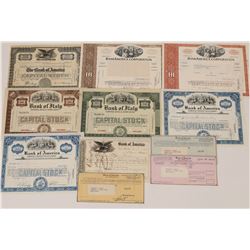Bank of America (& Predecessors) Stock Certificate Group  (126028)