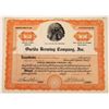 Image 1 : Oneida Brewing Company, Inc. Stock Certificate  (109319)