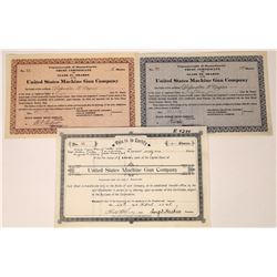 United States Machine Gun Company Stocks, 1918  (127120)