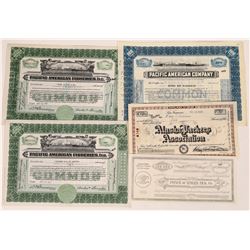 Alaska Fishing Stock Certificates  (109285)