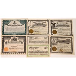 California Food-Related Stock Certificate Group  (109135)
