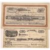 Image 1 : Two California Ice Company Stock Certificates  (109129)