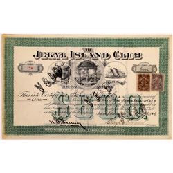 Jekyl Island Club Stock Certificate  (126302)