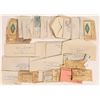Image 1 : Interesting Large  Lot of redeemed Eureka County Bond Coupons  (125512)