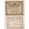 Image 1 : Two Masonic Related Printing & Publishing Stock Certificates  (126275)