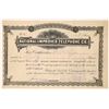 Image 1 : National Improved Telephone Company Stock Certificate  (126413)