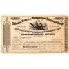 Image 1 : O'Rielly's Atlantic, Lake & Mississippi Telegraph Range Stock Certificate  (126248)