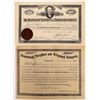 Image 1 : Drawbaugh Telephone & Telegraph Company Stock Certificate Pair  (126386)